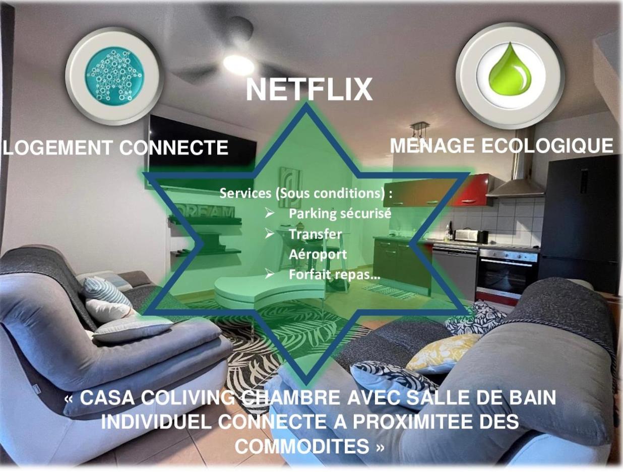 Casa Coliving Avec Chambre Salle De Bain Individuelles Privatives Saint Pierre Exterior foto